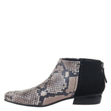 NAKED FEET - CHI in SNAKE PRINT Ankle Boots