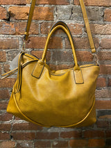 Mustard Tote with Shoulder Strap