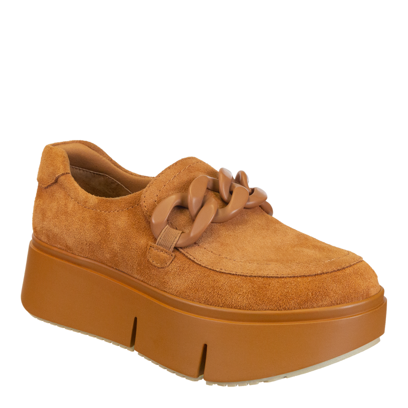 NAKED FEET - PRINCETON in CAMEL Platform Sneakers